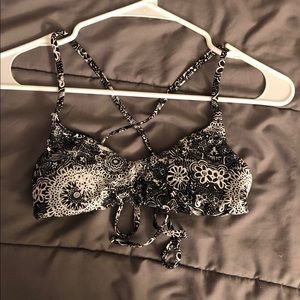 Open back tie up bikini